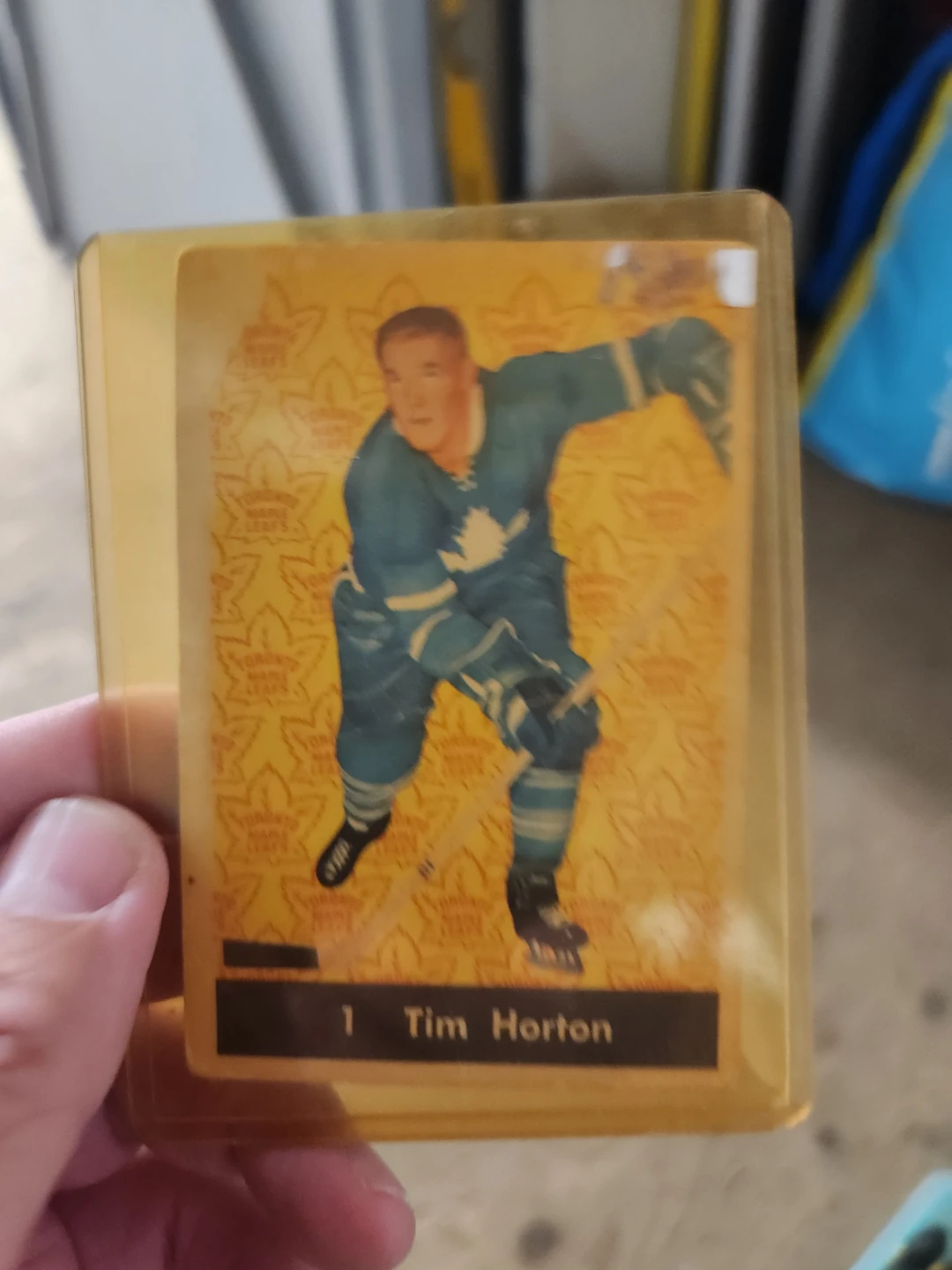 Tim Horton 1961-62 Series Hockey Card