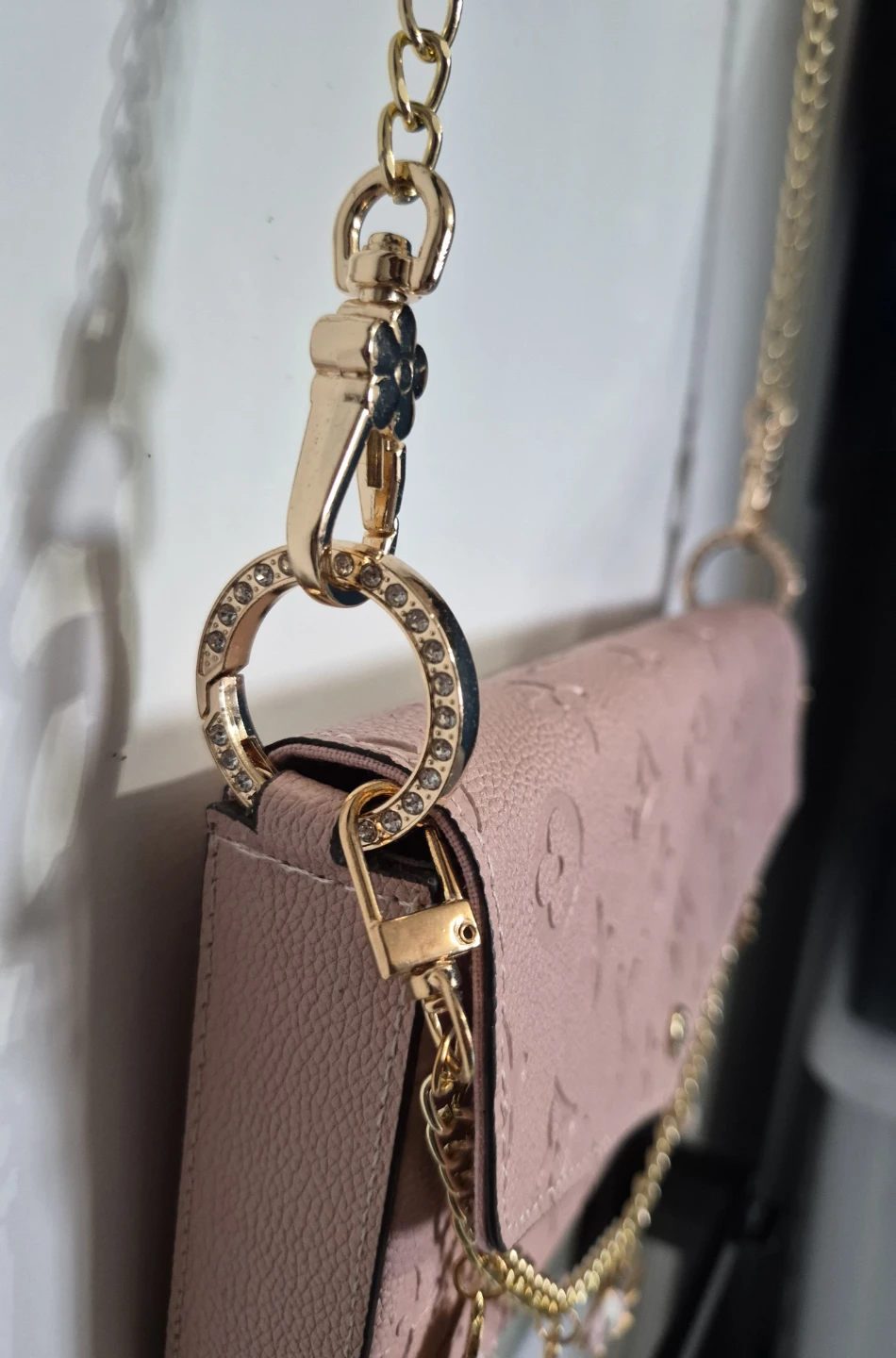 Pink Louis Vuitton Monogram Chain Wallet 3pc - photo 3