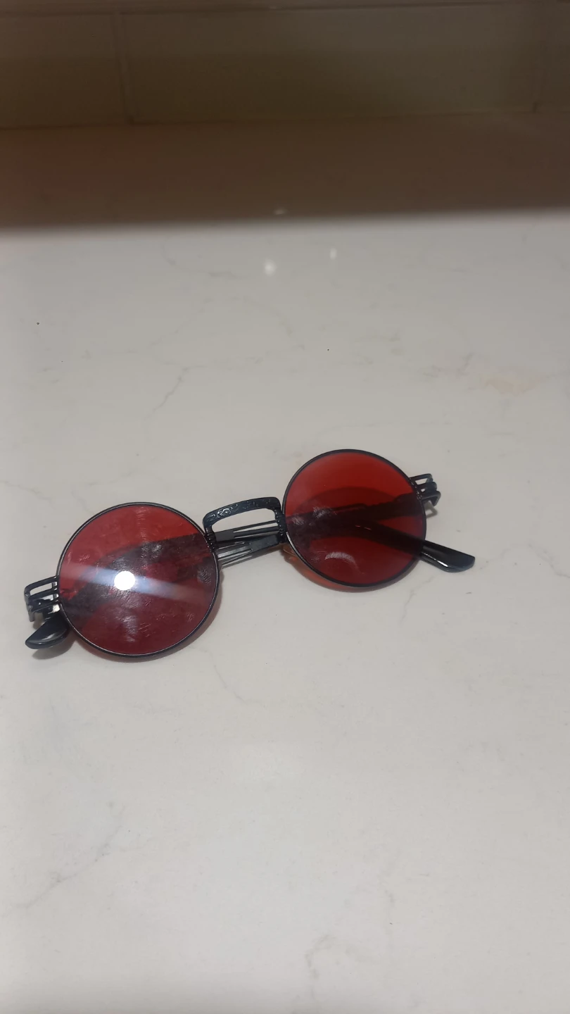 Red Tinted Sunglasses( similiar to daredevil from Marvel Comics