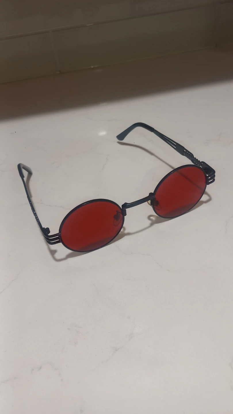 Red Tinted Sunglasses( similiar to daredevil from Marvel Comics - photo 2