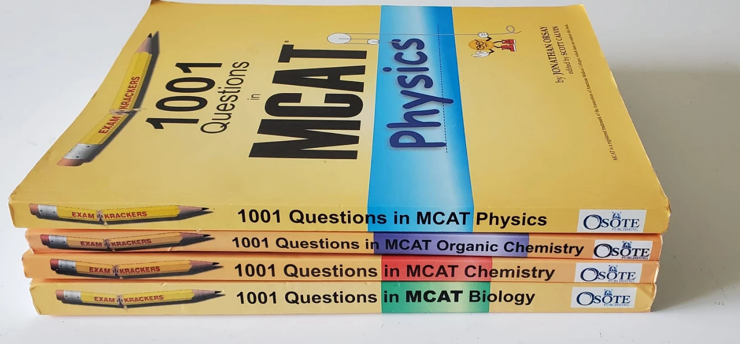 Examkrackers MCAT 1001 Questions Books