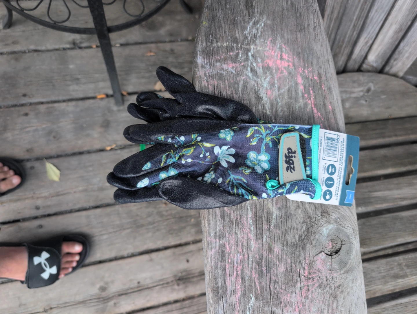 Digz Floral Garden Gloves