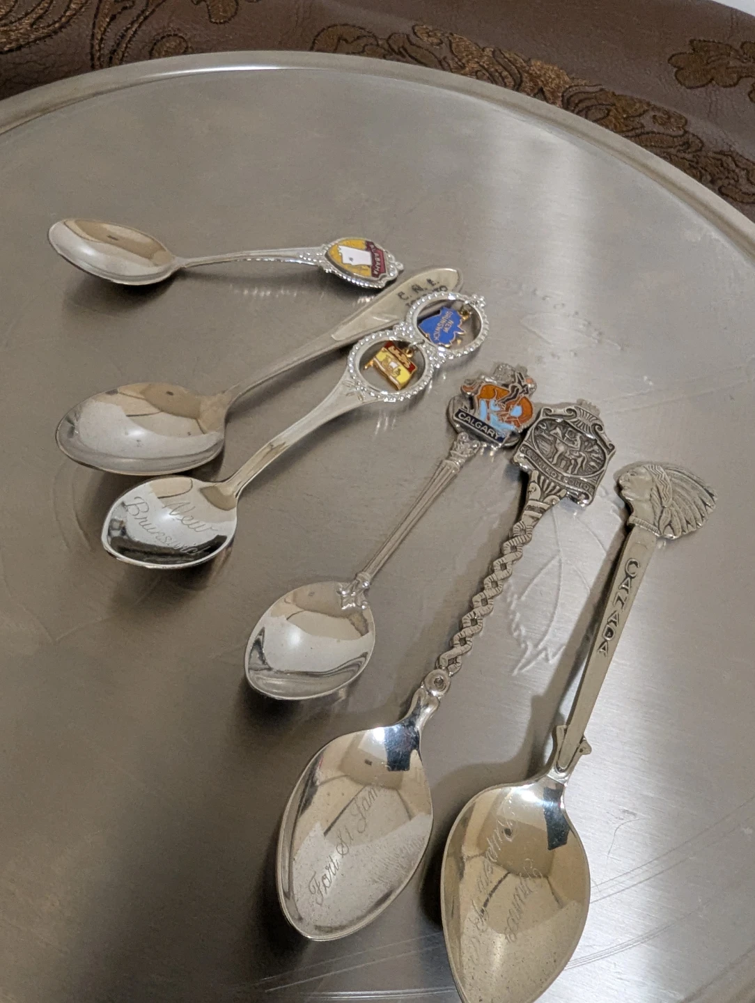 Set of Canadian Souvenir Spoons - photo 3