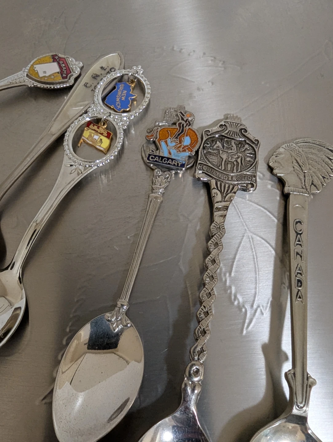 Set of Canadian Souvenir Spoons - photo 4