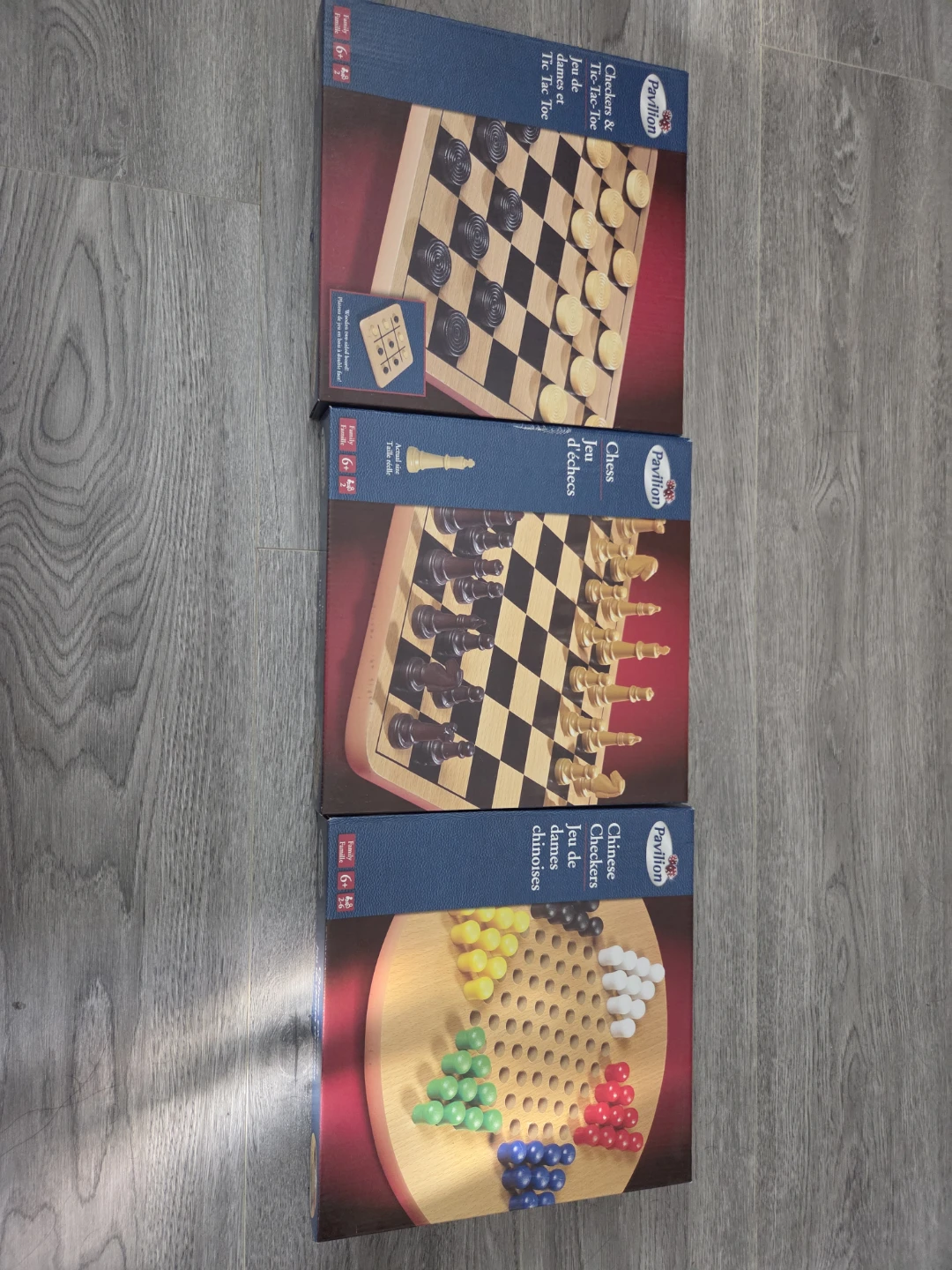 Pavilion 3-in-1 Game Set: Chess, Checkers, Chinese Checkers
