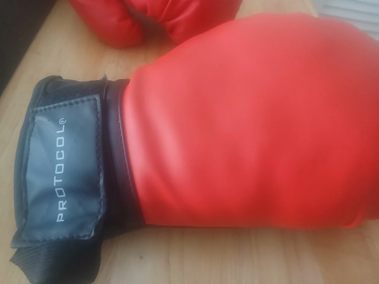 Protocol Red Boxing Gloves