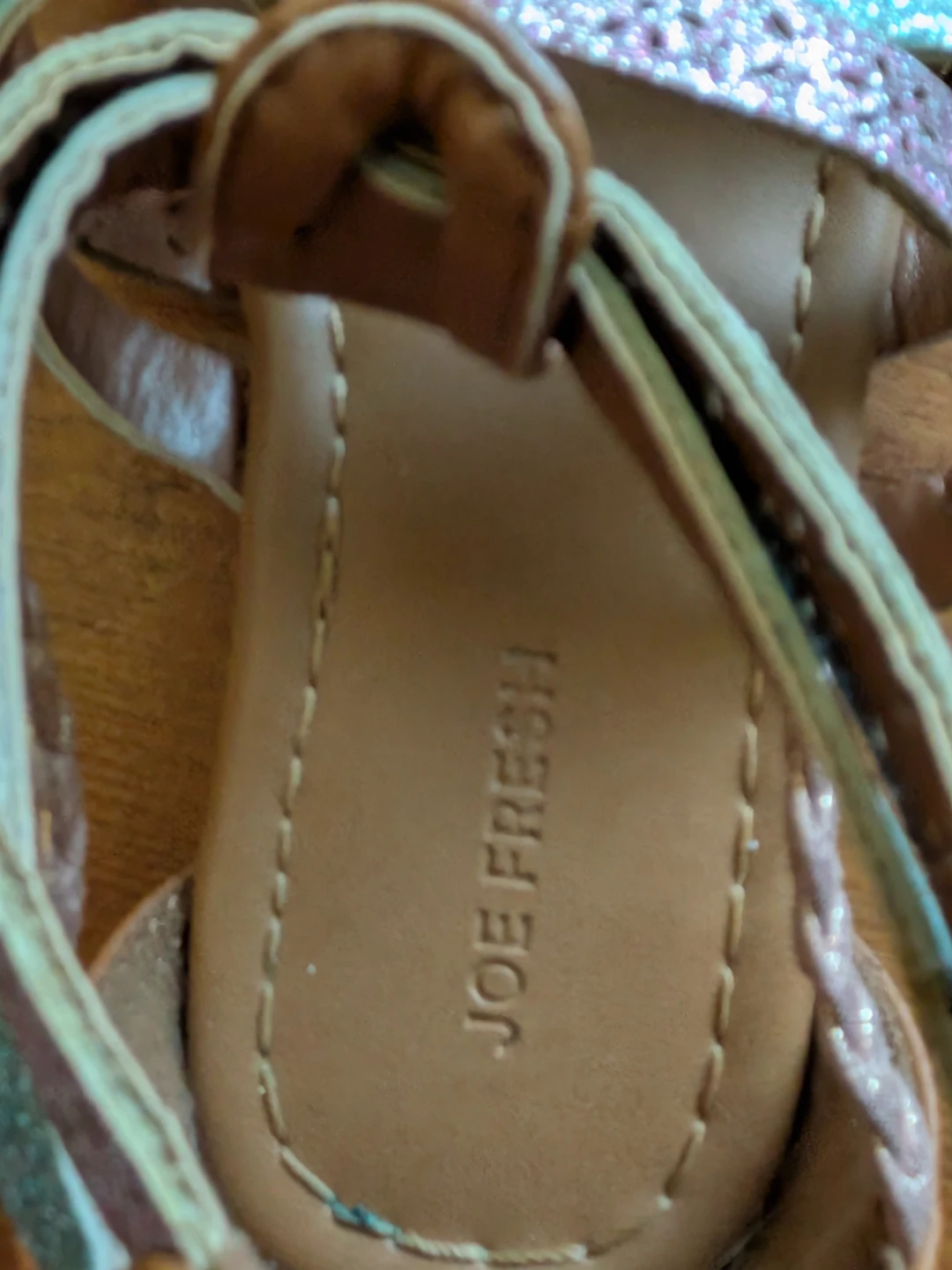 Joe Fresh Glitter Strappy Sandals ⚽ - photo 3