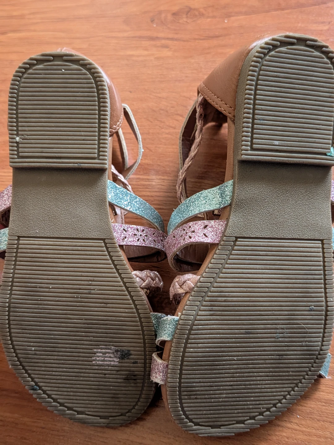Joe Fresh Glitter Strappy Sandals ⚽ - photo 4