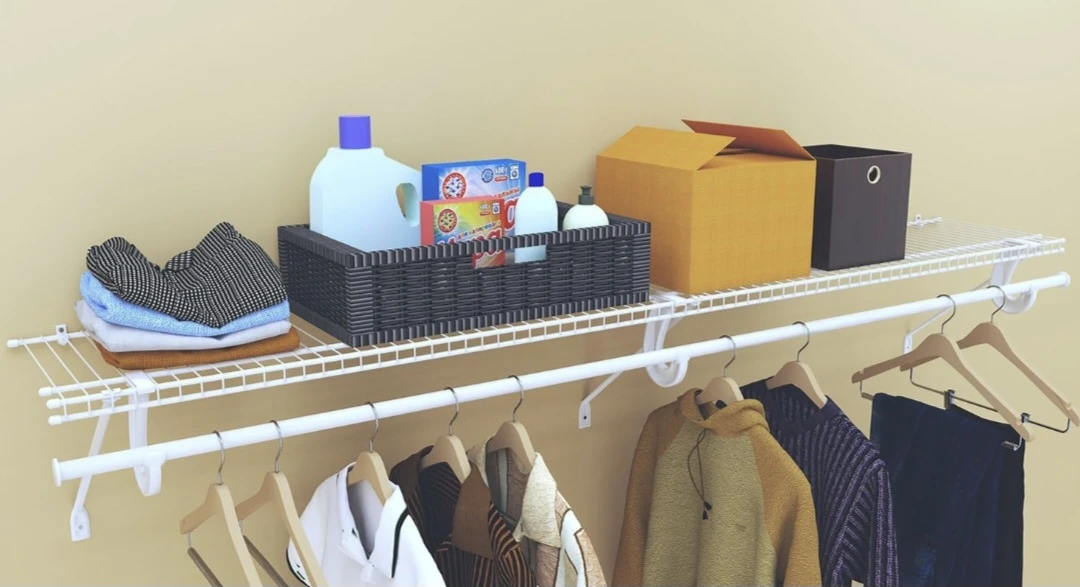 ClosetMaid Shelf Kit with Closet Rod - 6 ft - photo 3