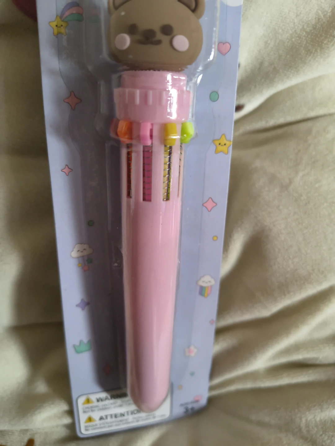 TOMO Multicolor Click Pen with Bear Topper - photo 4