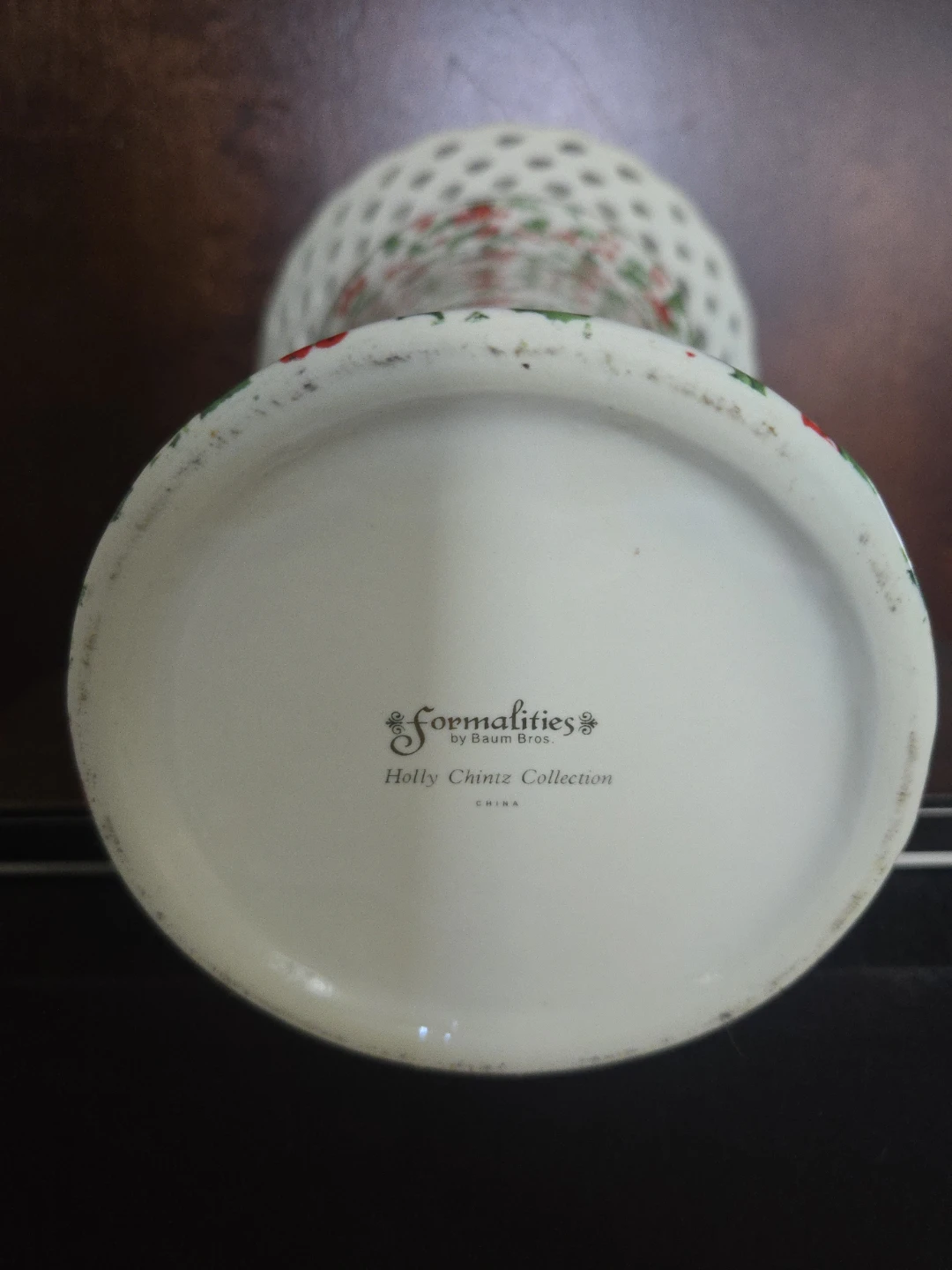 Formalities by Baum Bros Holly Chintz Collection Vase - photo 3
