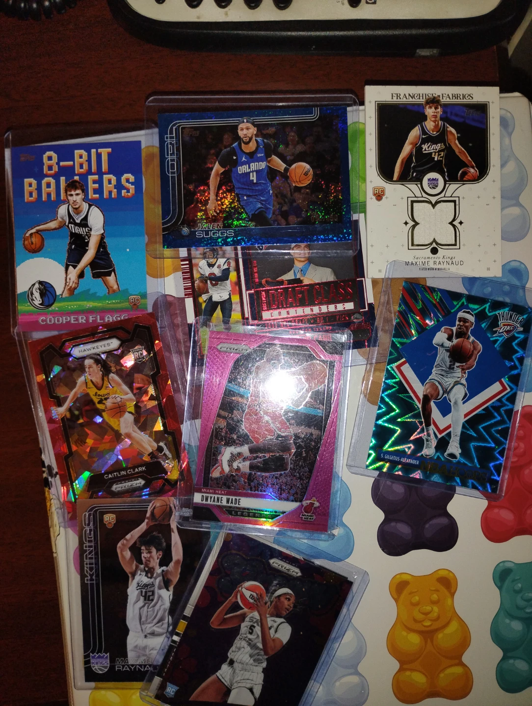 Collection of NBA Basketball Trading Cards
