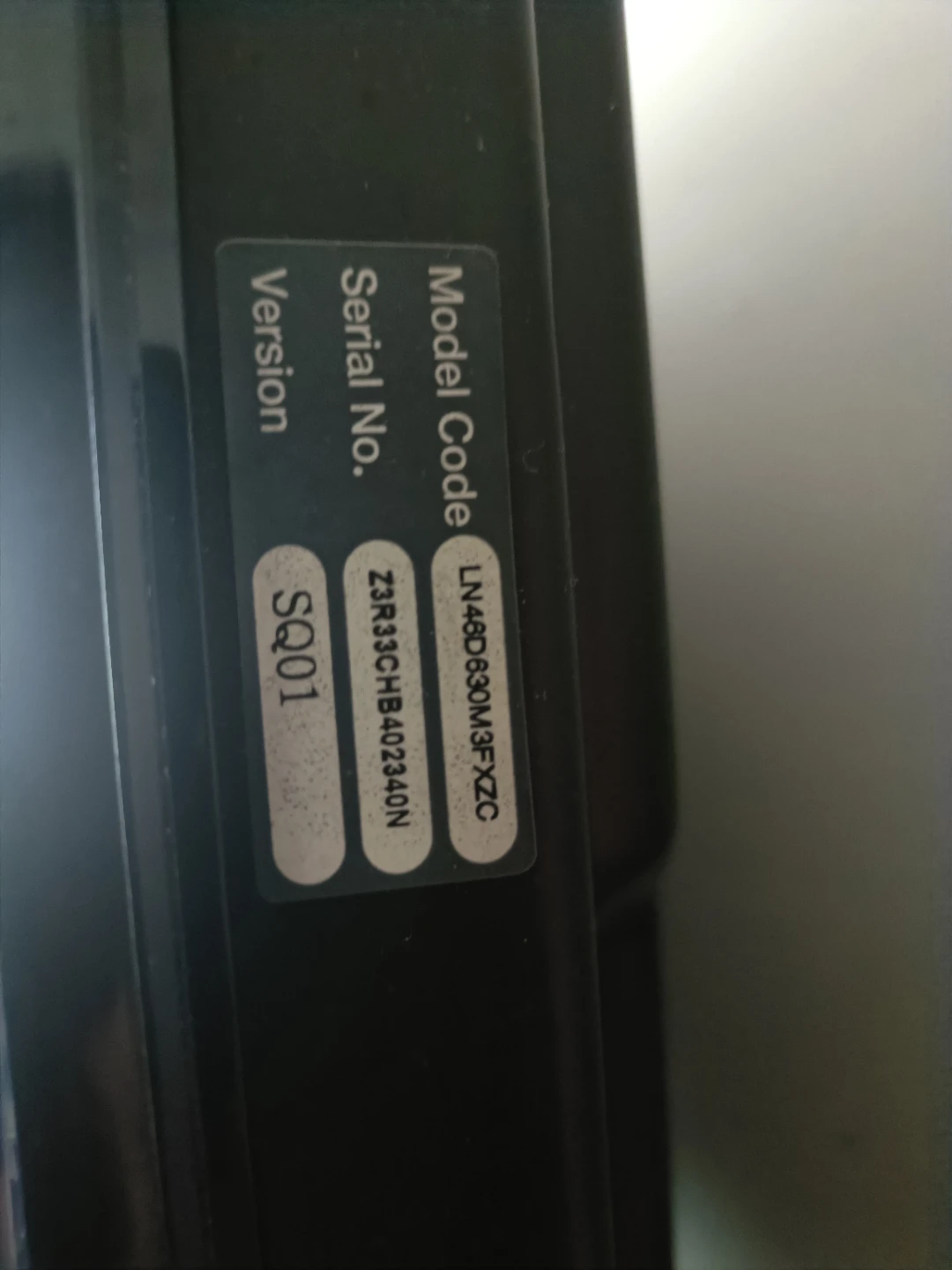 Samsung LN46D630M3FXZC 46" HD TV - photo 3