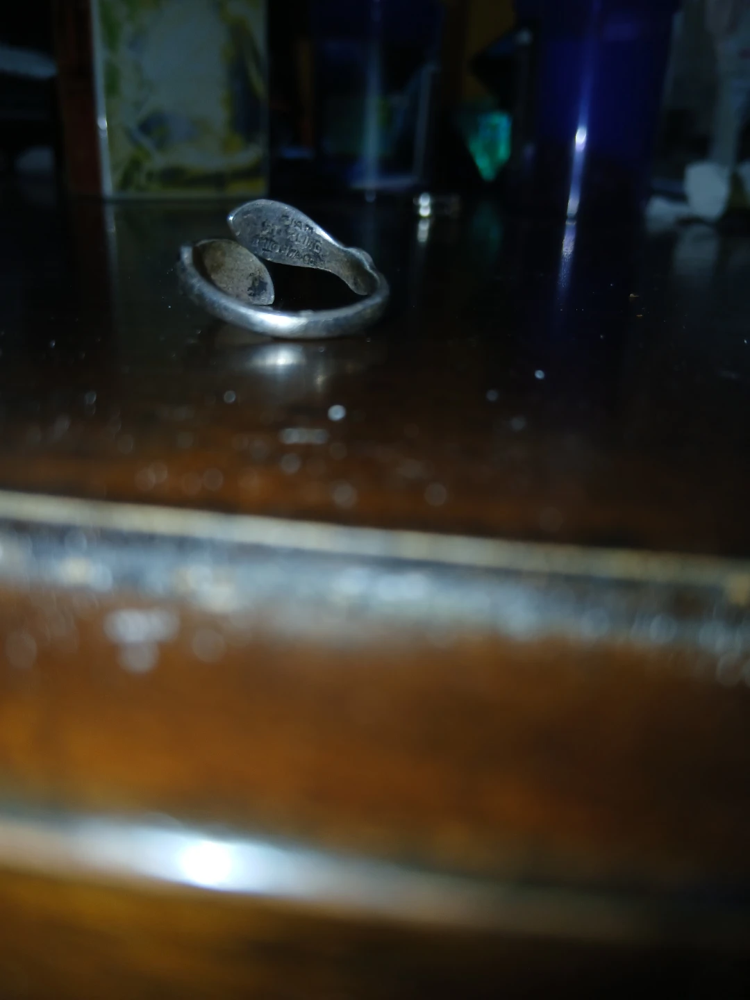 2 sterling silver rings for sale asking $60