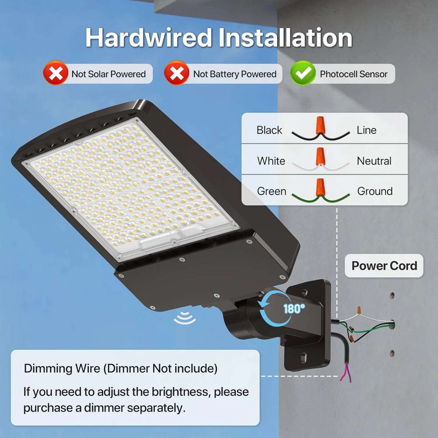 300W LED Parking Lot Light - photo 3