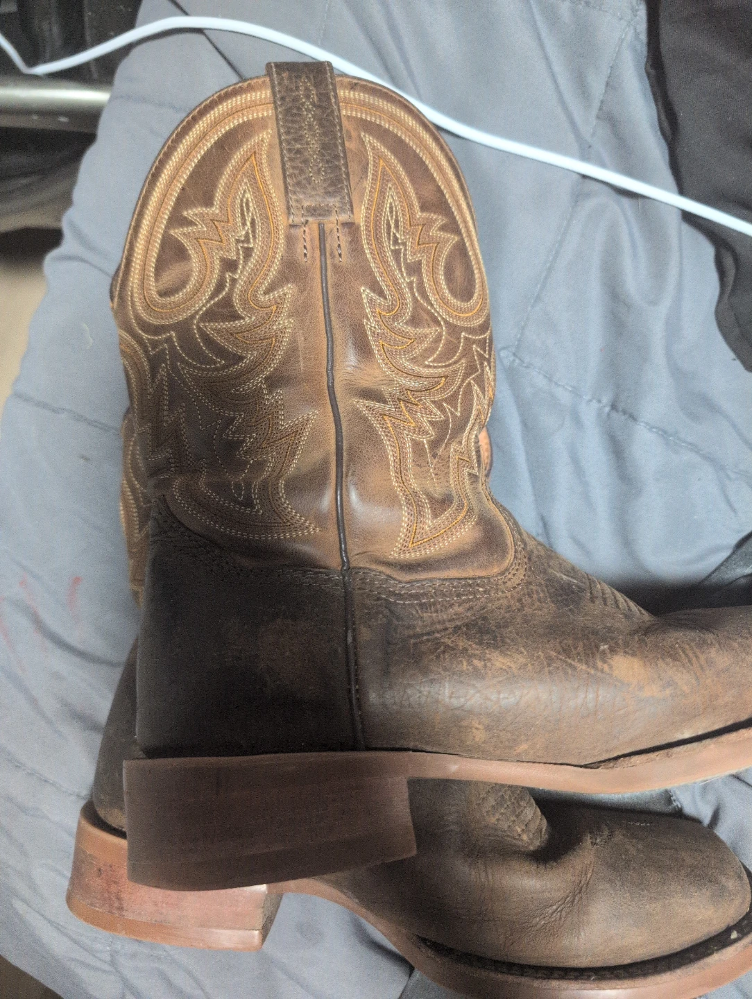 Ariat Brown Leather Cowboy Boots