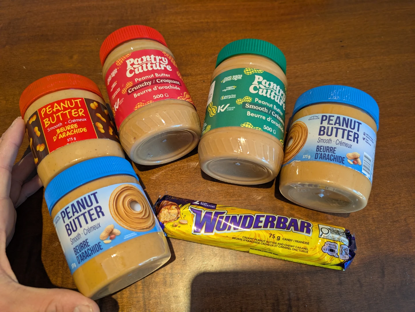 Pantry Culture Peanut Butter Jars & Wonderbar