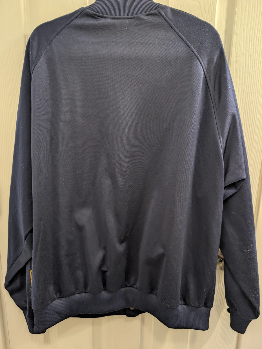 90's Vintage ⚽ Adidas Jacket Mens XL Navy Bomber - photo 4