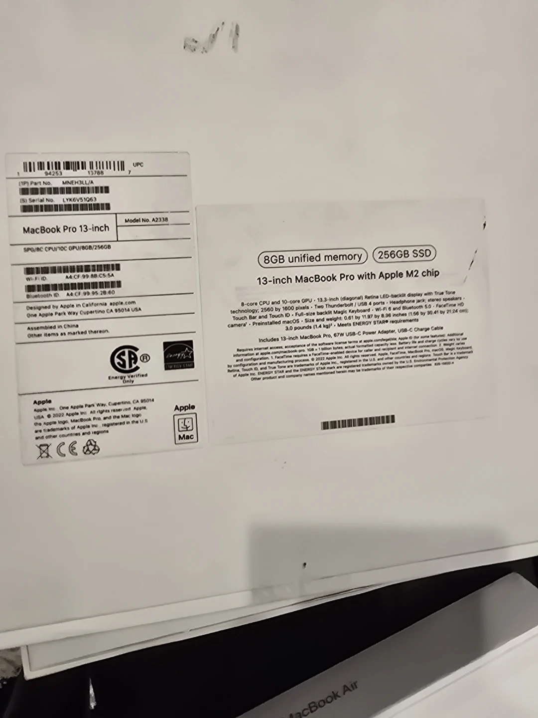 Apple MacBook Pro 13-inch M2 Chip (8GB RAM, 256GB SSD) - photo 2