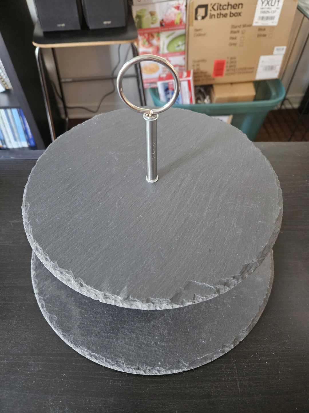 2-Tier Slate Serving Stand - photo 2