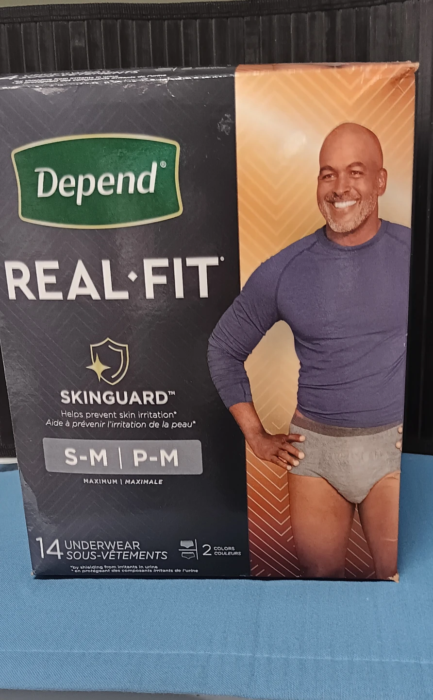 Depend Real Fit Men's Underwear S-M/P-M 14 Count