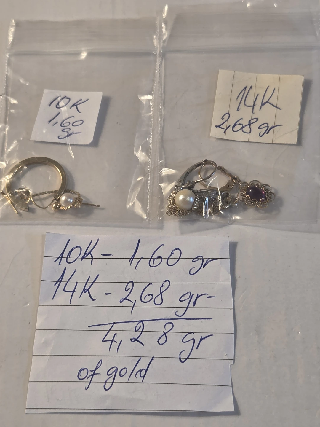 10,14k solid gold scrap lot - photo 4