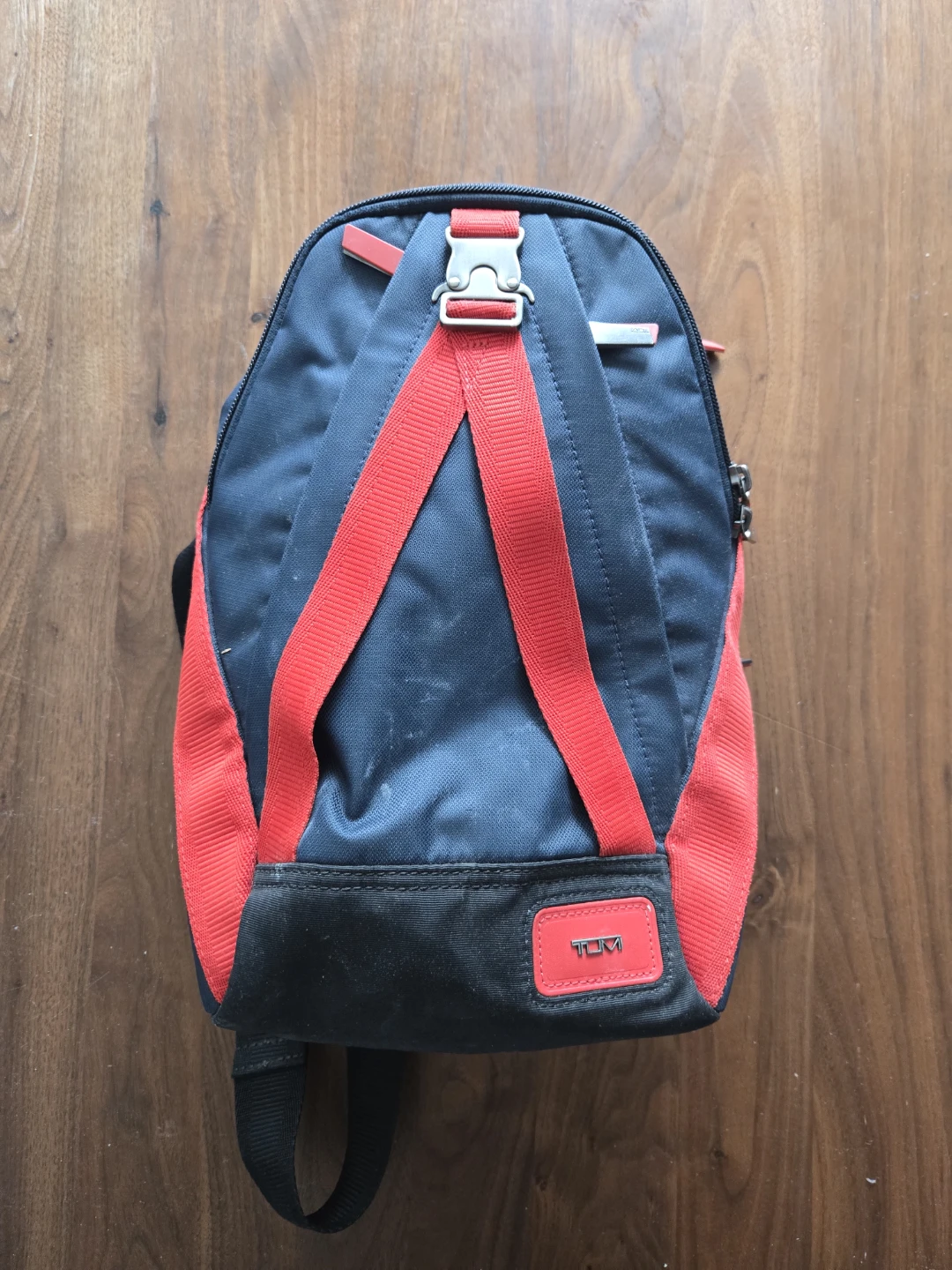 Vintage TUMI Crossbody Sling Bag (Navy/Red)