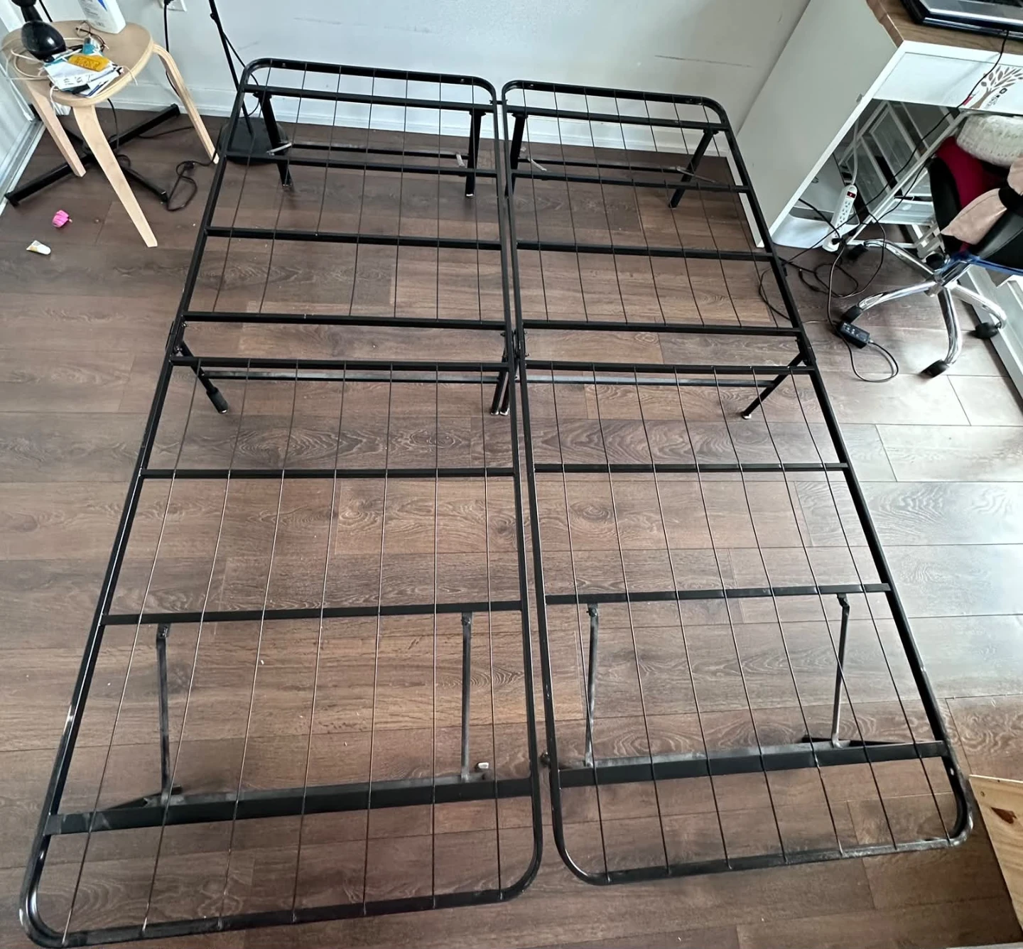 Black Metal Folding Bed Frame - photo 3