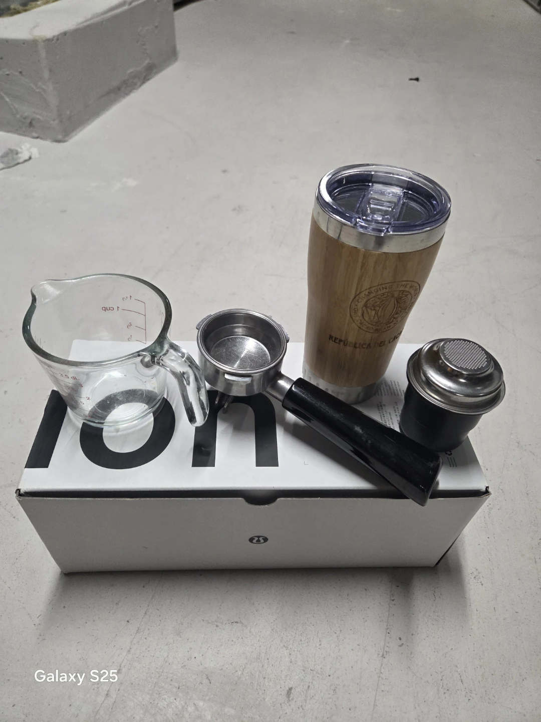 Espresso Machine Portafilter Set with Tumbler