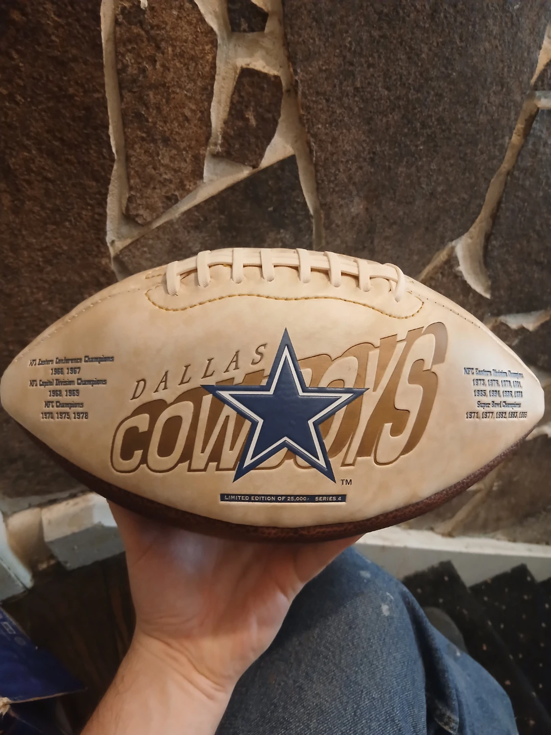 Dallas Cowboys Limited Edition Commemorative Football - photo 3