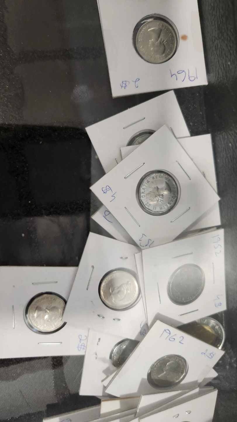 Collection of Canadian nickles