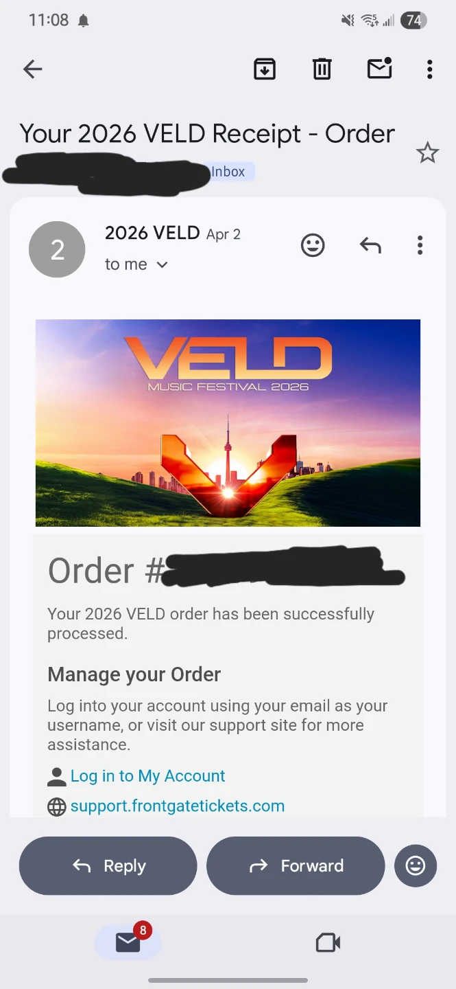 VELD Music Festival x2 VIP 3 day Passes