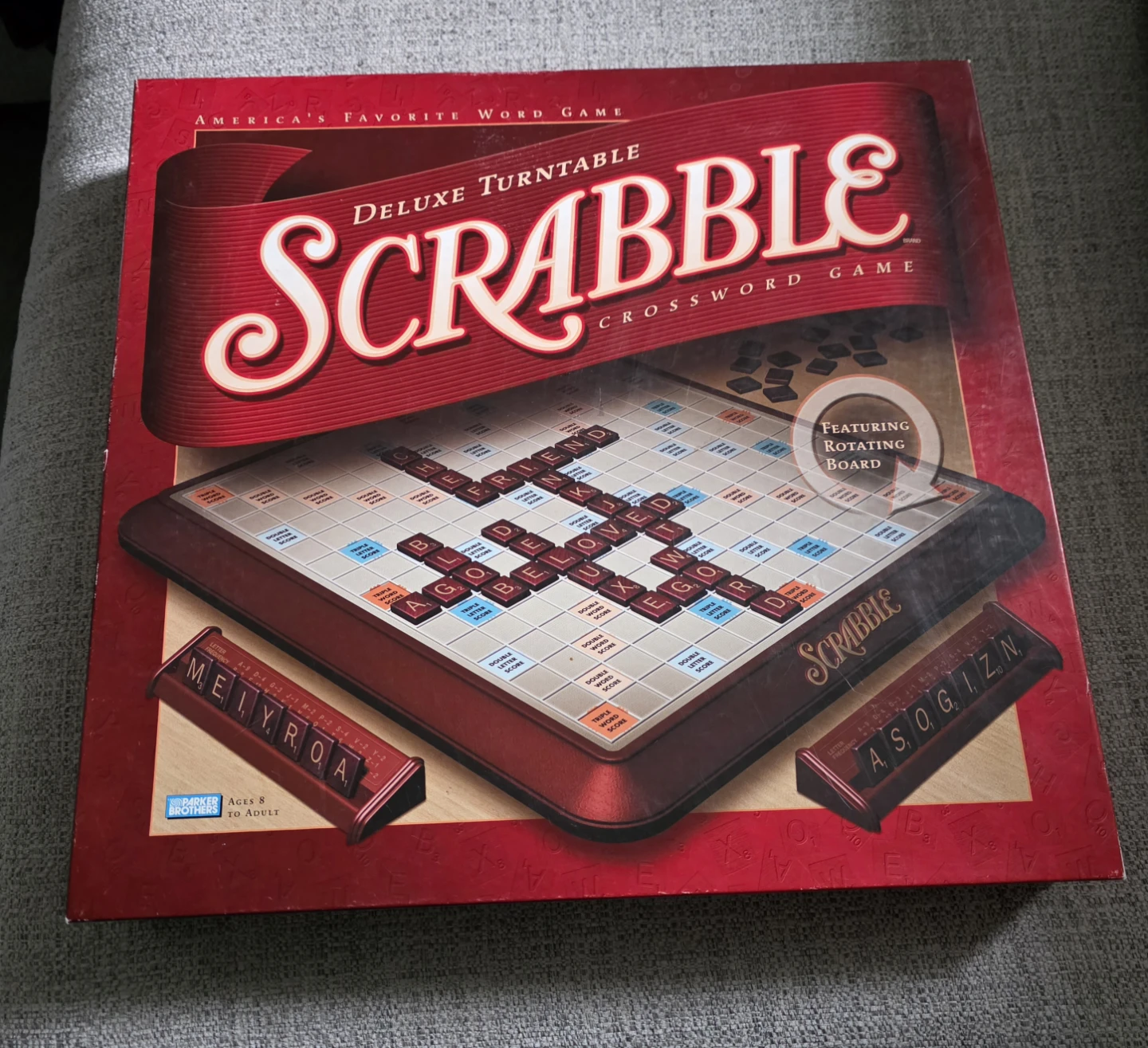 Scrabble Deluxe Turntable Edition Board Game