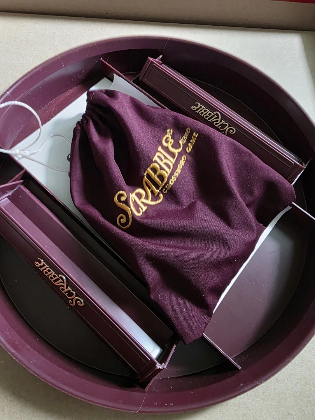 Scrabble Deluxe Turntable Edition Board Game - photo 4