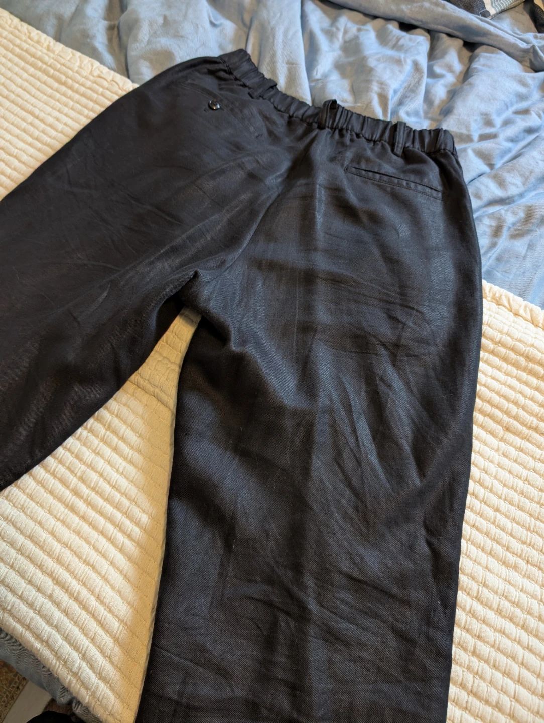 Muji Hemp Cotton Pant in Black - photo 2