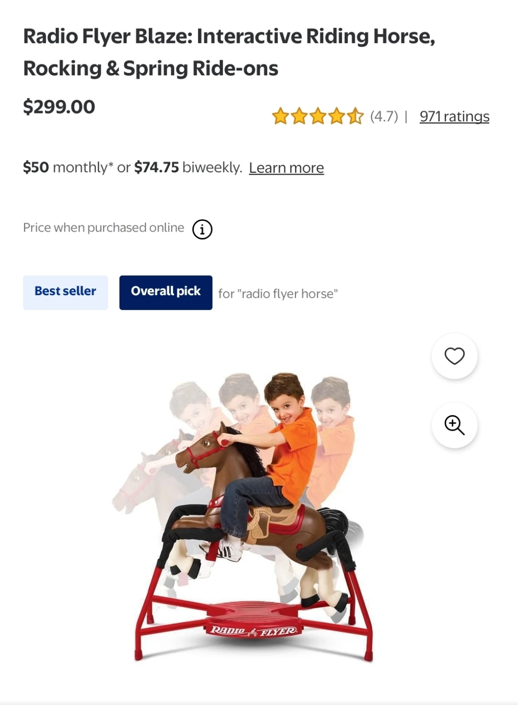 Radio Flyer Rocking Horse - photo 4