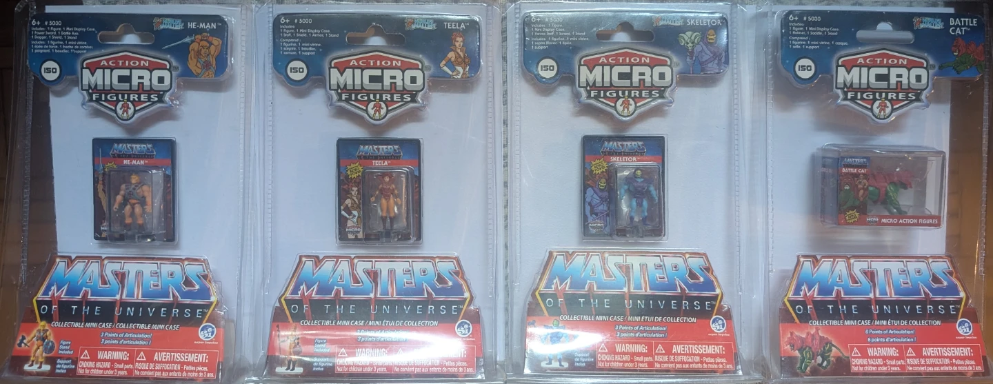 World's Smallest Masters Of The Universe: Set of He-Man figures