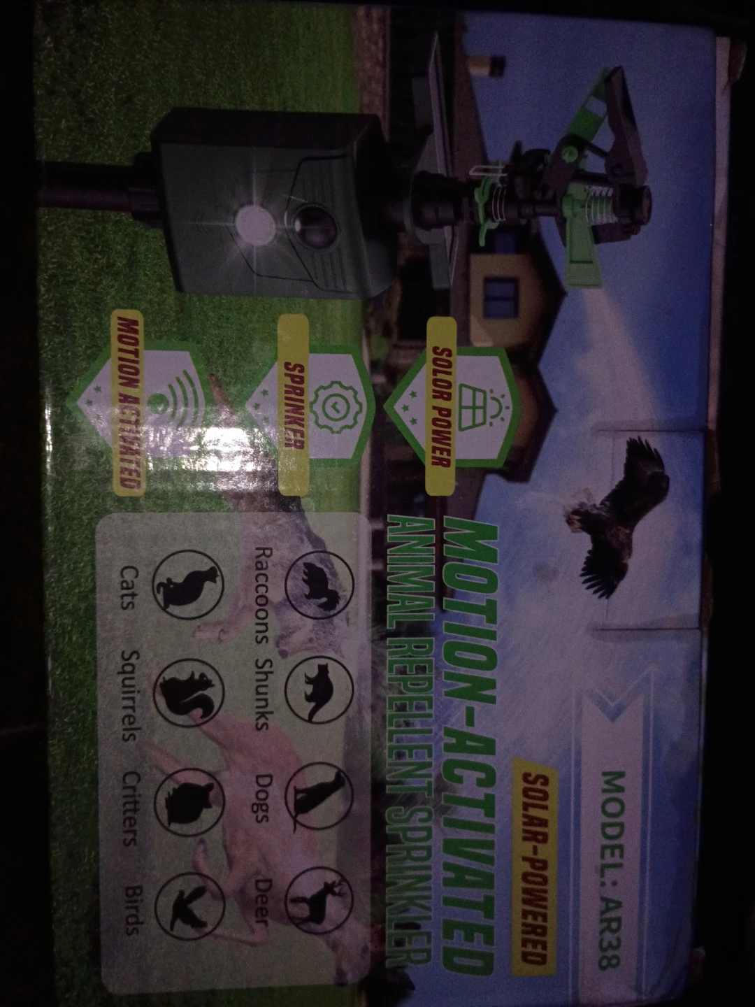 Motion-Activated Animal Repellent Sprinkler