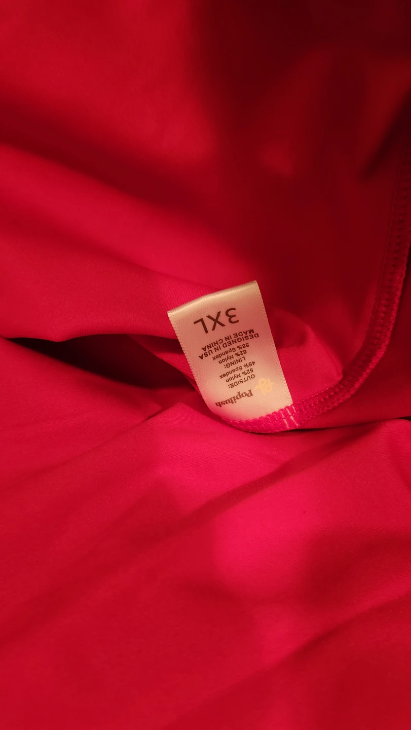 Popilush Red Long Sleeve Sheer Mesh Corset Dress 3XL - photo 5