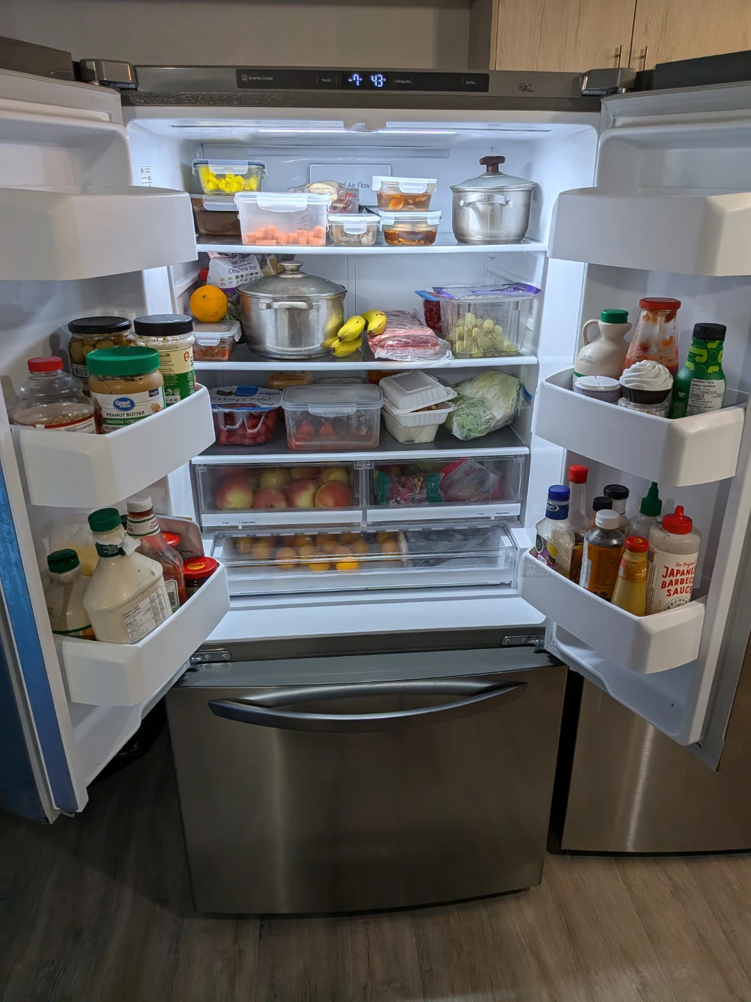 LG French Door Refrigerator LRFNS2503V - photo 3