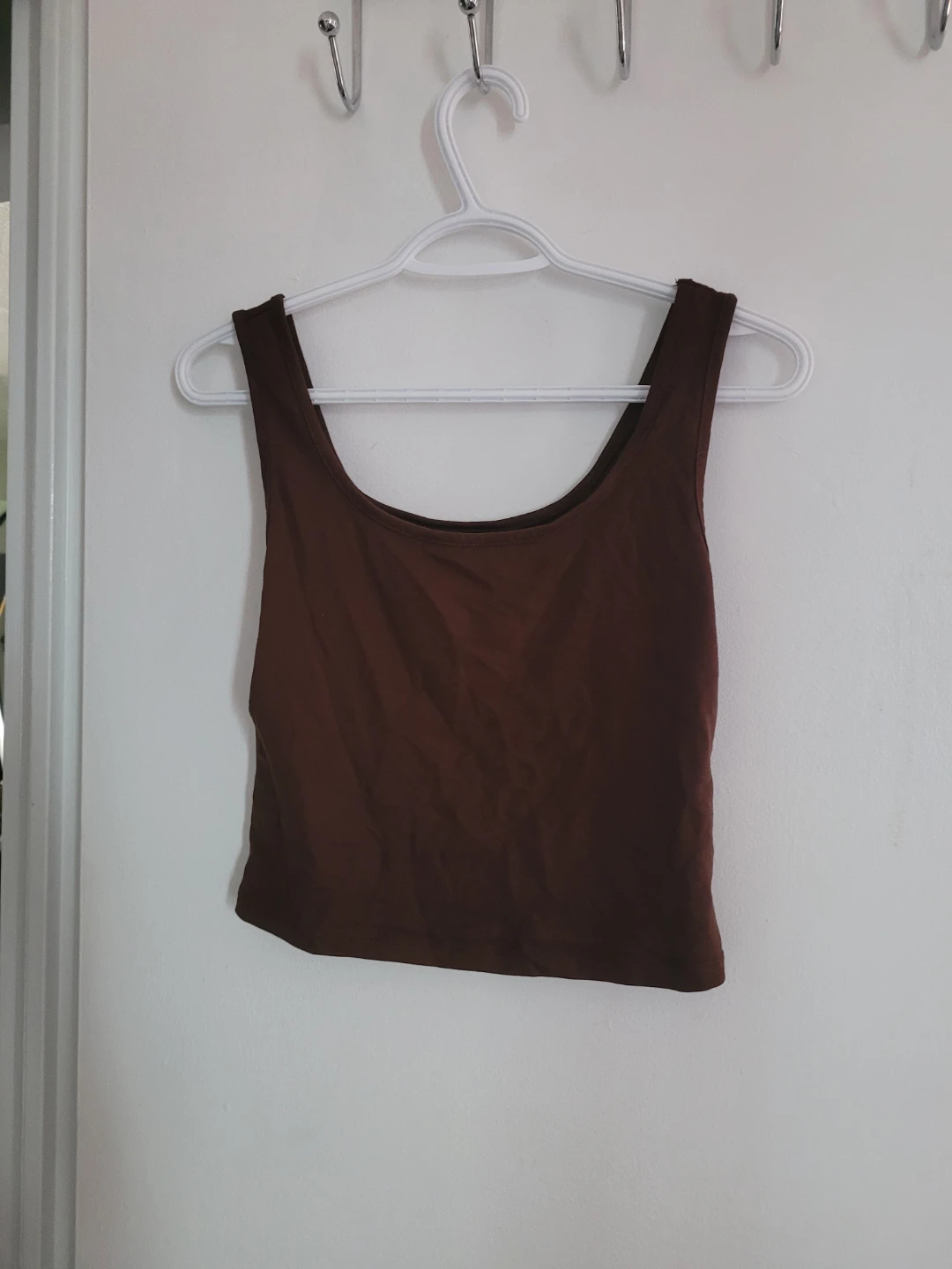 Brown Tank Top