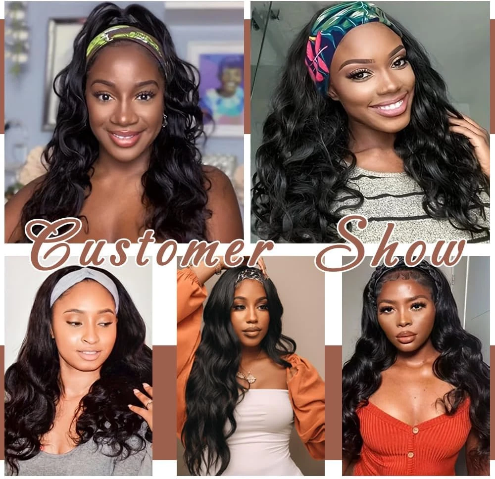 Headband Wig - Body Wave - Black - photo 3