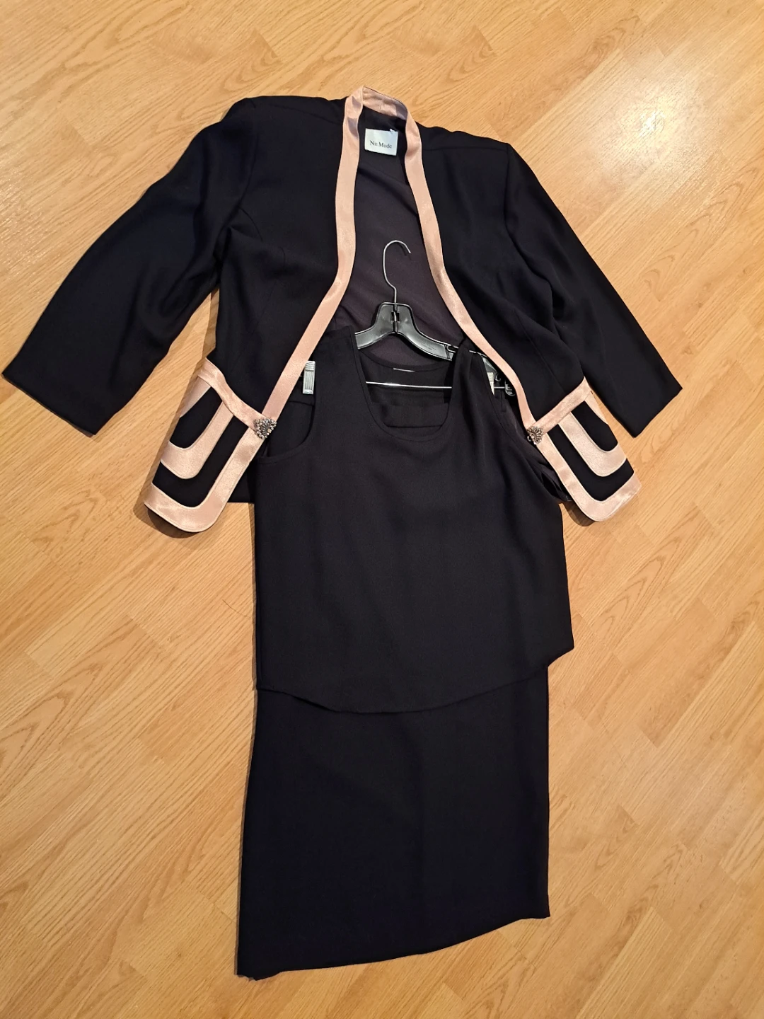 Nu Mode Black 3-Piece Suit Set