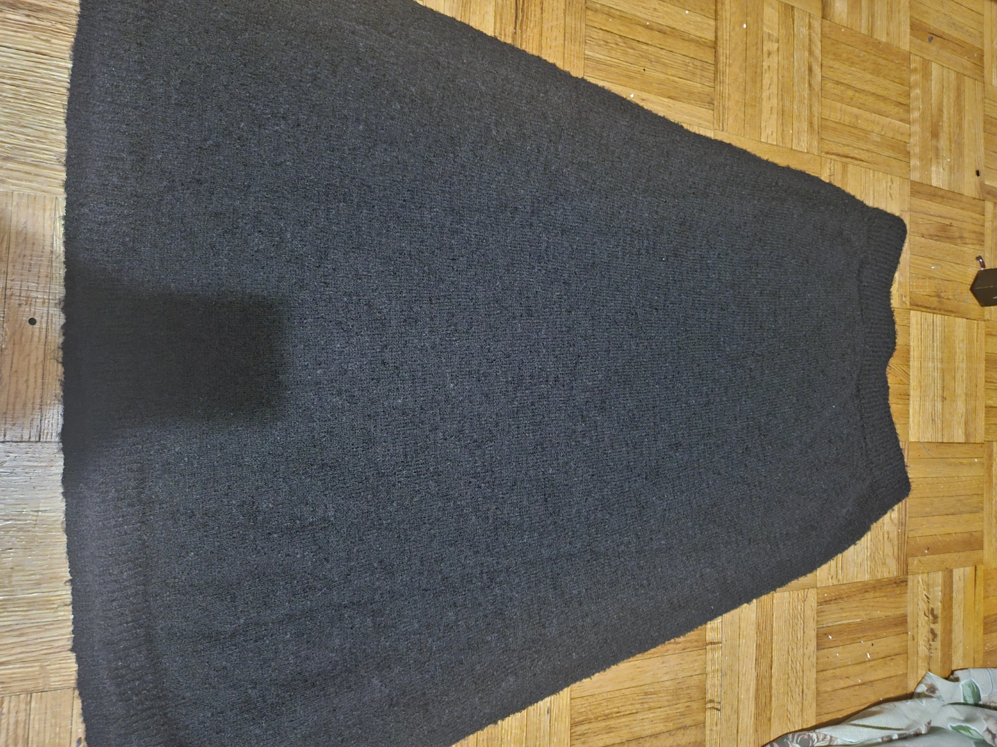 Black Knit Maxi Skirt XL - photo 2