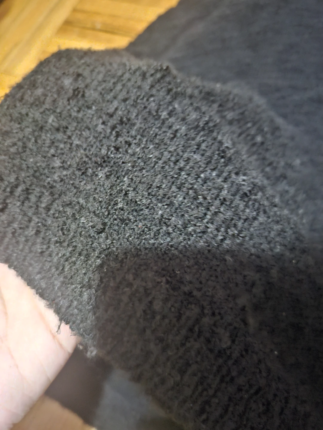 Black Knit Maxi Skirt XL - photo 3