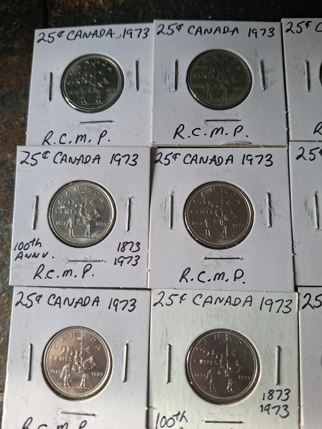 1973 25 Cent Coins - Canada RCMP - photo 5