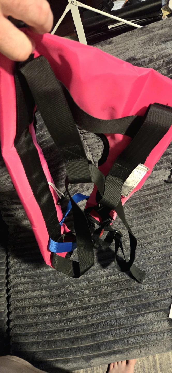 Inflatable Life Jacket Vest - Pink - Size M - photo 2