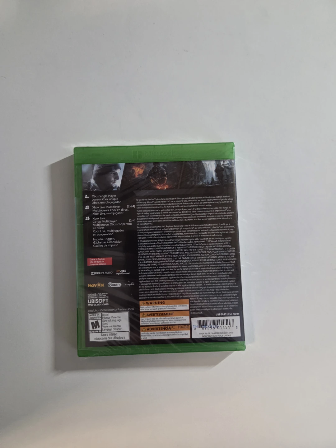 Tom Clancy's The Division Xbox One Game - photo 2