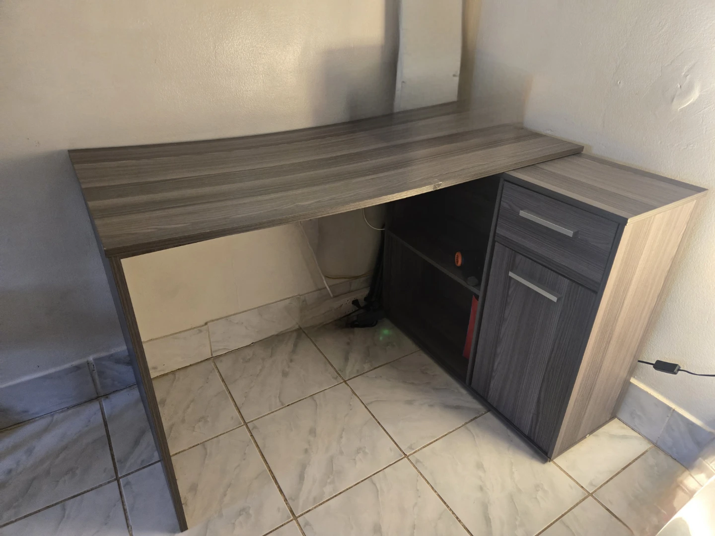 Desk with storage - Pickup only