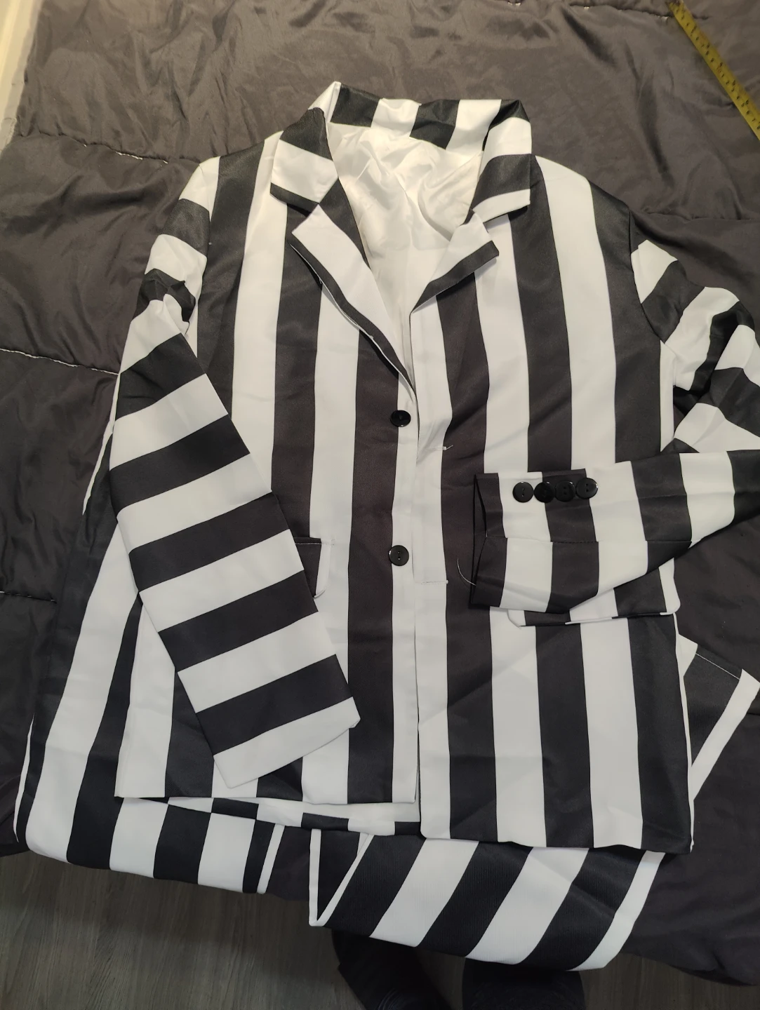 Black and White suit strips Beetlejuice